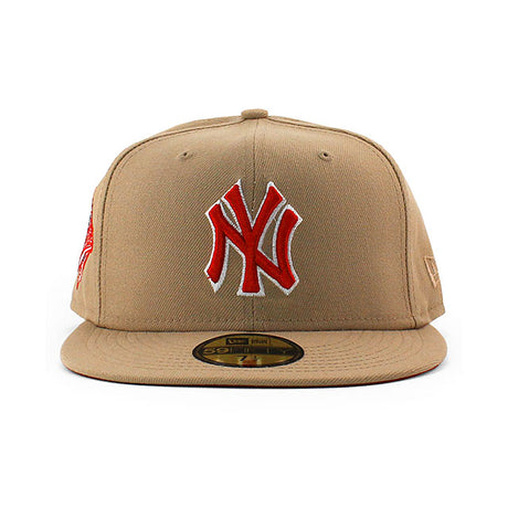 ニューエラ キャップ 59FIFTY ニューヨーク ヤンキース MLB 1996 WORLD SERIES RED BOTTOM FITTED CAP CAMEL NEW ERA NEW YORK YANKEES
