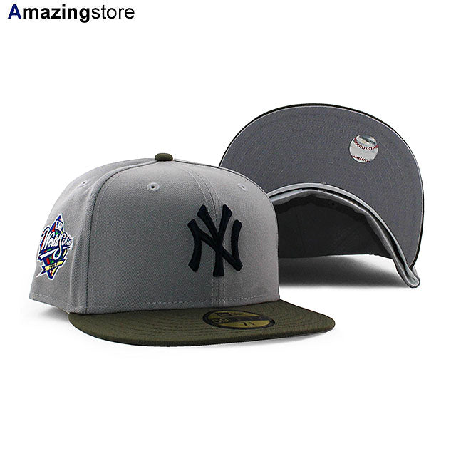 ニューエラ キャップ 59FIFTY ニューヨーク ヤンキース MLB 1998 WORLD SERIES GREY BOTTOM FITTED CAP GREY