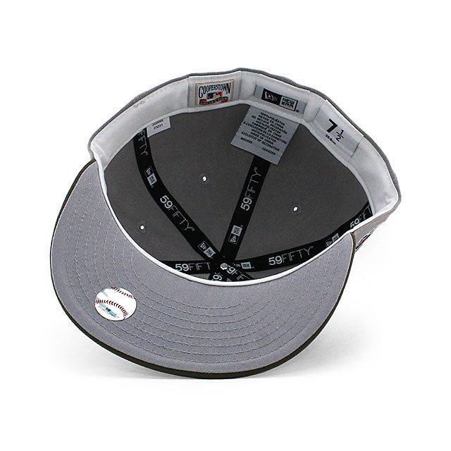 ニューエラ キャップ 59FIFTY ニューヨーク ヤンキース MLB 1998 WORLD SERIES GREY BOTTOM FITTED CAP GREY