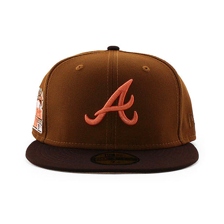 ニューエラ キャップ 59FIFTY アトランタ ブレーブス MLB 2000 ALL STAR GAME PEACH BOTTOM FITTED CAP BROWN