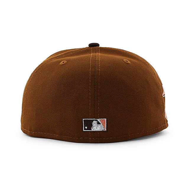 ニューエラ キャップ 59FIFTY アトランタ ブレーブス MLB 2000 ALL STAR GAME PEACH BOTTOM FITTED CAP BROWN