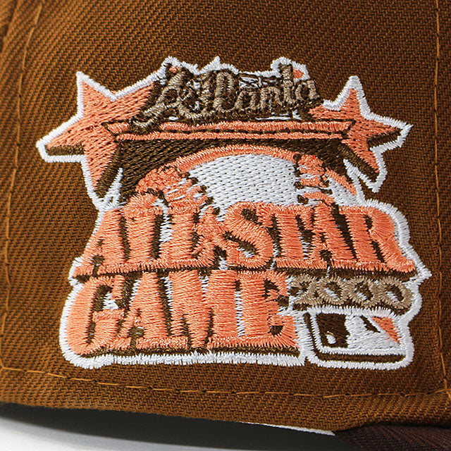 ニューエラ キャップ 59FIFTY アトランタ ブレーブス MLB 2000 ALL STAR GAME PEACH BOTTOM FITTED CAP BROWN
