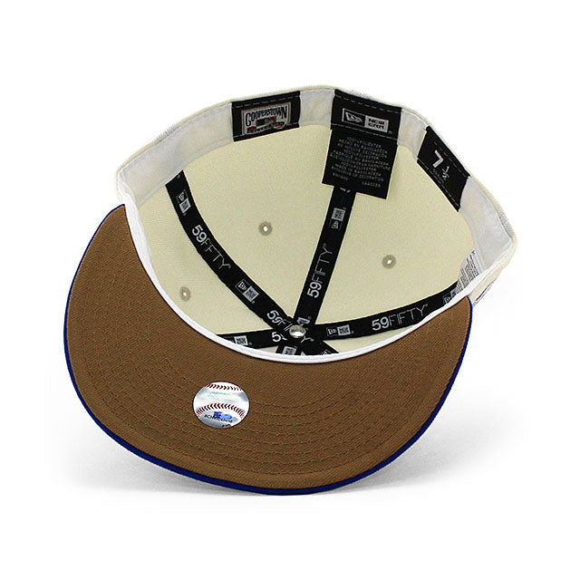 ニューエラ キャップ 59FIFTY ミルウォーキー ブルワーズ MLB 2002 MLB ALL STAR GAME BEIGE BOTTOM FITTED CAP CREAM