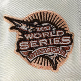 ニューエラ キャップ 59FIFTY フロリダ マーリンズ MLB 2003 WORLD SERIES CHAMPIONS PEACH BOTTOM FITTED CAP CREAM