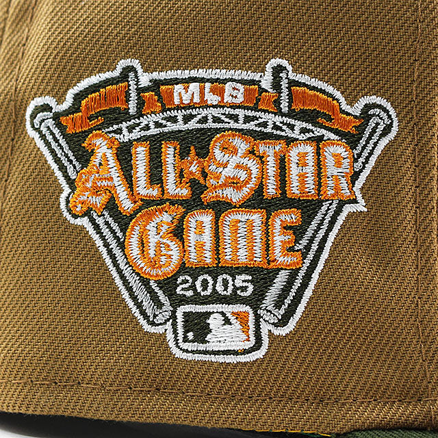 ニューエラ キャップ 59FIFTY デトロイト タイガース MLB 2005 ALL STAR ORANGE BOTTOM FITTED CAP BEIGE