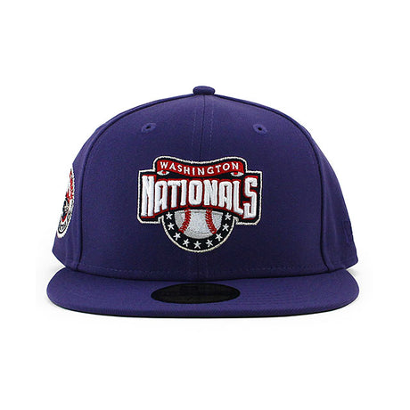 ニューエラ キャップ 59FIFTY ワシントン ナショナルズ MLB 2008 INAUGURAL SEASON KELLY GREEN BOTTOM FITTED CAP PURPLE NEW ERA WASHINGTON NATIONALS