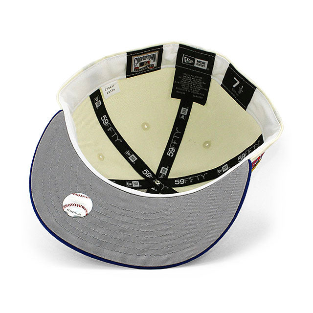 ニューエラ キャップ 59FIFTY アトランタ ブレーブス MLB 2000 ALL STAR GAME GREY BOTTOM FITTED CAP CREAM