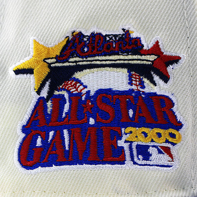 ニューエラ キャップ 59FIFTY アトランタ ブレーブス MLB 2000 ALL STAR GAME GREY BOTTOM FITTED CAP CREAM