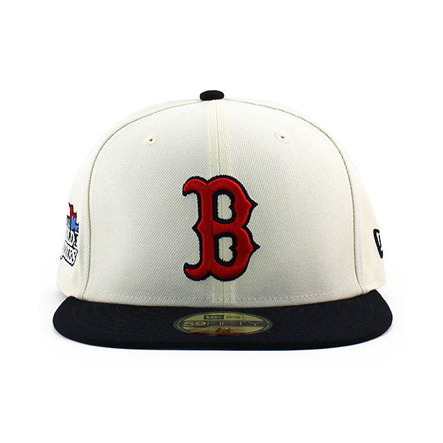 ニューエラ キャップ 59FIFTY ボストン レッドソックス MLB 2013 WORLD SERIES GREY BOTTOM FITTED CAP CREAM NEW ERA BOSTON RED SOX