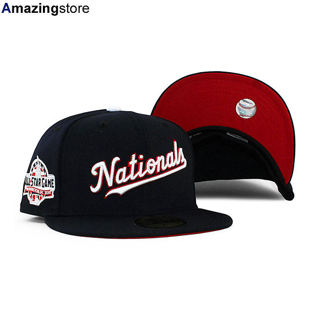 ニューエラ キャップ 59FIFTY ワシントン ナショナルズ MLB 2018 ALL STAR GAME RED BOTTOM FITTED CAP NAVY NEW ERA WASHINGTON NATIONALS
