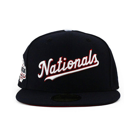 ニューエラ キャップ 59FIFTY ワシントン ナショナルズ MLB 2018 ALL STAR GAME RED BOTTOM FITTED CAP NAVY NEW ERA WASHINGTON NATIONALS