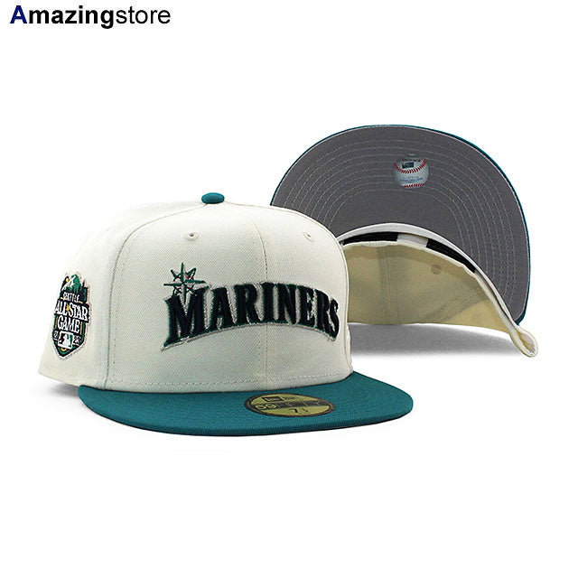 ニューエラ キャップ 59FIFTY シアトル マリナーズ MLB 2023 ALL STAR GAME GREY BOTTOM FITTED CAP CREAM