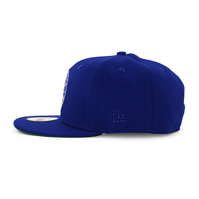 ニューエラ キャップ 59FIFTY シアトル マリナーズ MLB 20TH ANNIVERSARY KELLY GREEN BOTTOM FITTED CAP BLUE