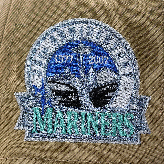 ニューエラ キャップ 59FIFTY シアトル マリナーズ MLB 30TH ANNIVERSARY MINT BOTTOM FITTED CAP BEIGE