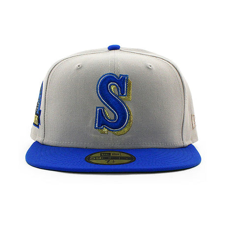 ニューエラ キャップ 59FIFTY シアトル マリナーズ MLB 30TH ANNIVERSARY KELLY GREEN BOTTOM FITTED CAP STONE