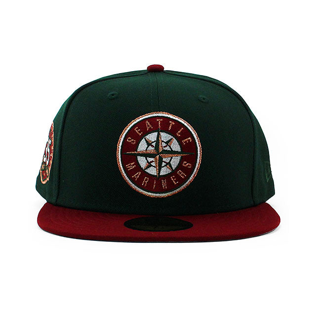 ニューエラ キャップ 59FIFTY シアトル マリナーズ MLB 35TH ANNIVERSARY GREY BOTTOM FITTED CAP GREEN
