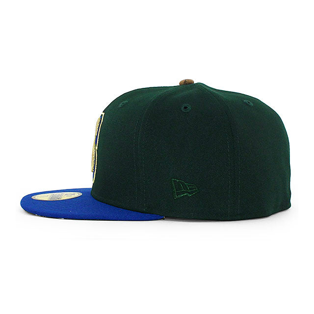 ニューエラ キャップ 59FIFTY シアトル マリナーズ MLB 35TH ANNIVERSARY REAL TREE CAMO BOTTOM FITTED CAP DK GREEN