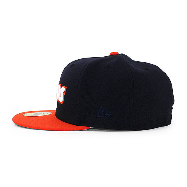 ニューエラ キャップ 59FIFTY ヒューストン アストロズ MLB 45TH ANNIVERSARY GREY BOTTOM FITTED CAP NAVY