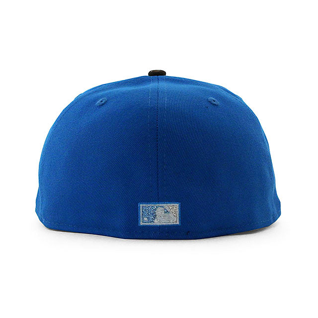 ニューエラ キャップ 59FIFTY オークランド アスレチックス MLB 50TH ANNIVERSARY GLACIER BLUE BOTTOM FITTED CAP BLUE BROWN