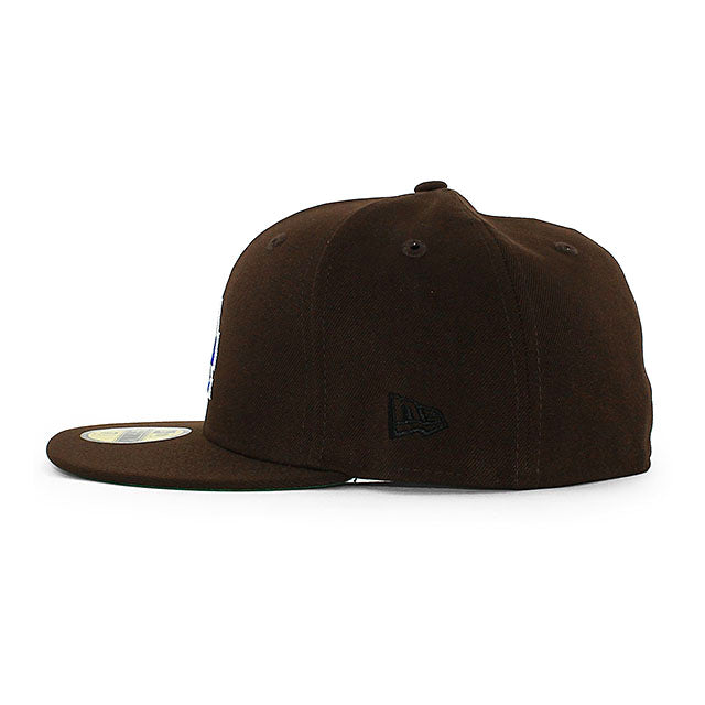 ニューエラ キャップ 59FIFTY ロサンゼルス ドジャース MLB 50TH ANNIVERSARY KELLY GREEN BOTTOM FITTED CAP BROWN