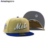 ニューエラ キャップ 59FIFTY ニューヨーク メッツ MLB 50TH ANNIVERSARY GREY BOTTOM FITTED CAP VEGAS GOLD