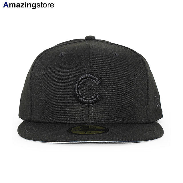 ニューエラ キャップ 59FIFTY シカゴ カブス MLB BLACKOUT FITTED CAP
