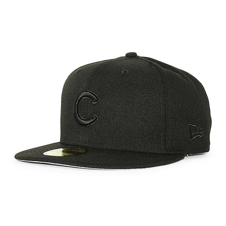 ニューエラ キャップ 59FIFTY シカゴ カブス MLB BLACKOUT FITTED CAP