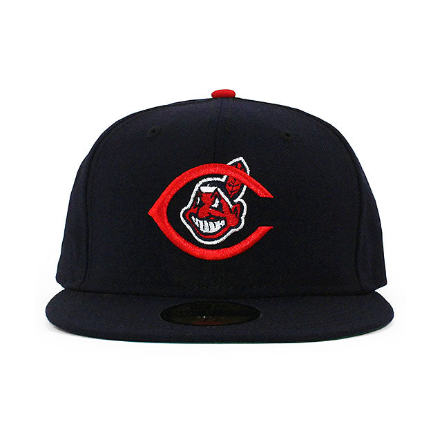 ニューエラ キャップ 59FIFTY クリーブランド インディアンス MLB 1957 COOPERSTOWN GAME FITTED CAP NAVY