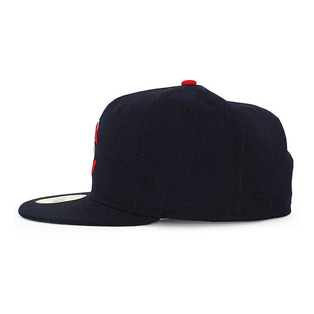ニューエラ キャップ 59FIFTY クリーブランド インディアンス MLB 1957 COOPERSTOWN GAME FITTED CAP NAVY