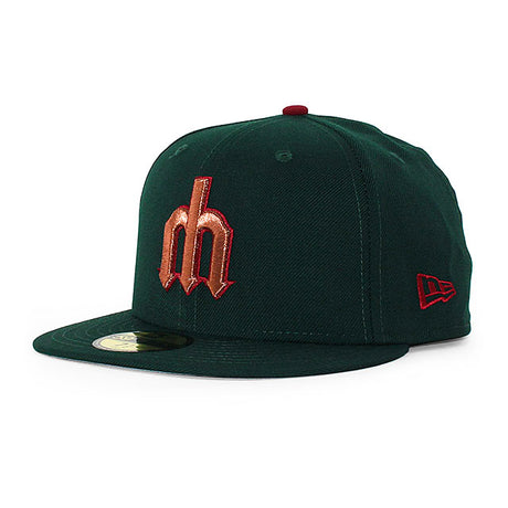 ニューエラ キャップ 59FIFTY シアトル マリナーズ MLB WOOL TEAM BASIC FITTED CAP DK GREEN