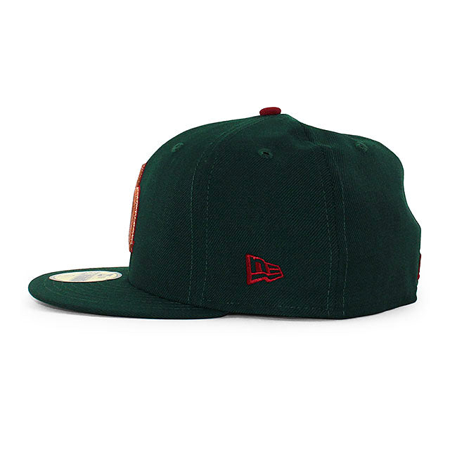 ニューエラ キャップ 59FIFTY シアトル マリナーズ MLB WOOL TEAM BASIC FITTED CAP DK GREEN