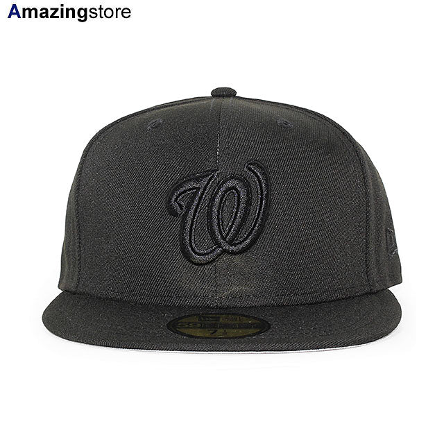 ニューエラ キャップ 59FIFTY ワシントン ナショナルズ MLB BLACKOUT FITTED CAP
