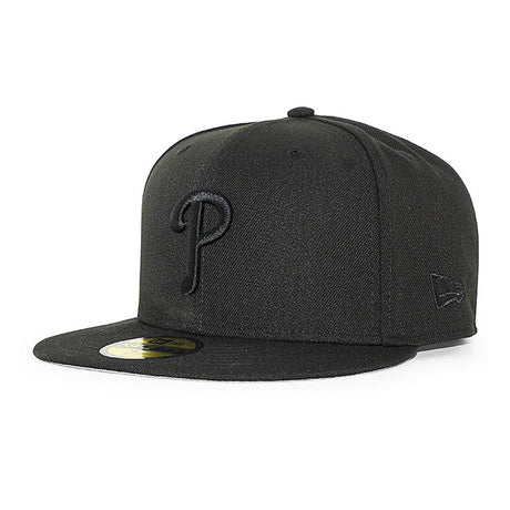 ニューエラ キャップ 59FIFTY フィラデルフィア フィリーズ MLB TEAM BASIC FITTED CAP BLACKOUT