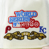 ニューエラ 59FIFTY フィラデルフィア フィリーズ MLB 1980 WORLD SERIES MATCH-UP FITTED CAP CHROME
