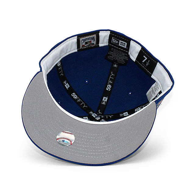 ニューエラ キャップ 59FIFTY タンパベイ レイズ MLB TROPICANA FIELD GREY BOTTOM BOTTOM FITTED CAP BLUE