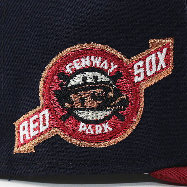 ニューエラ キャップ 59FIFTY ボストン レッドソックス MLB FENWAY PARK RED BOTTOM FITTED CAP NAVY