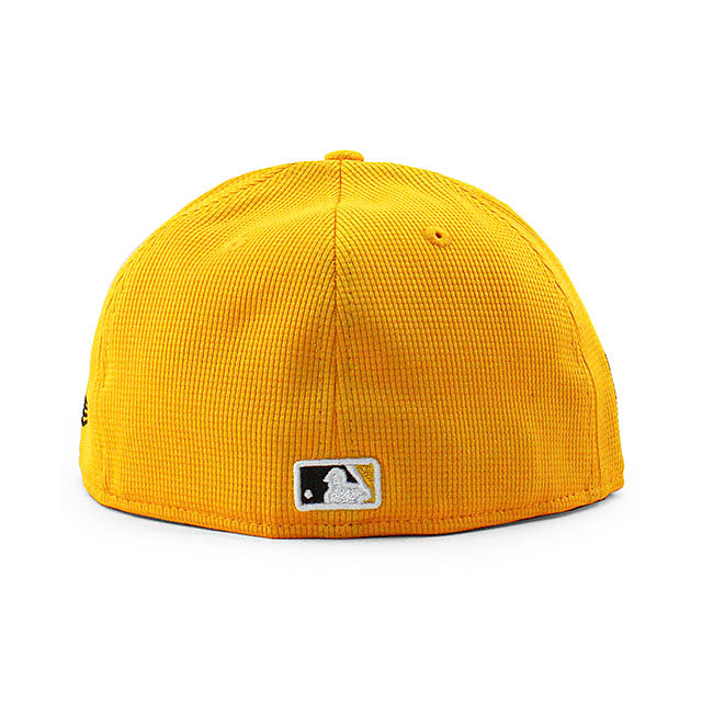 ニューエラ キャップ 59FIFTY サンディエゴ パドレス 2025 MLB SPRING TRAINING BP FITTED CAP GOLD