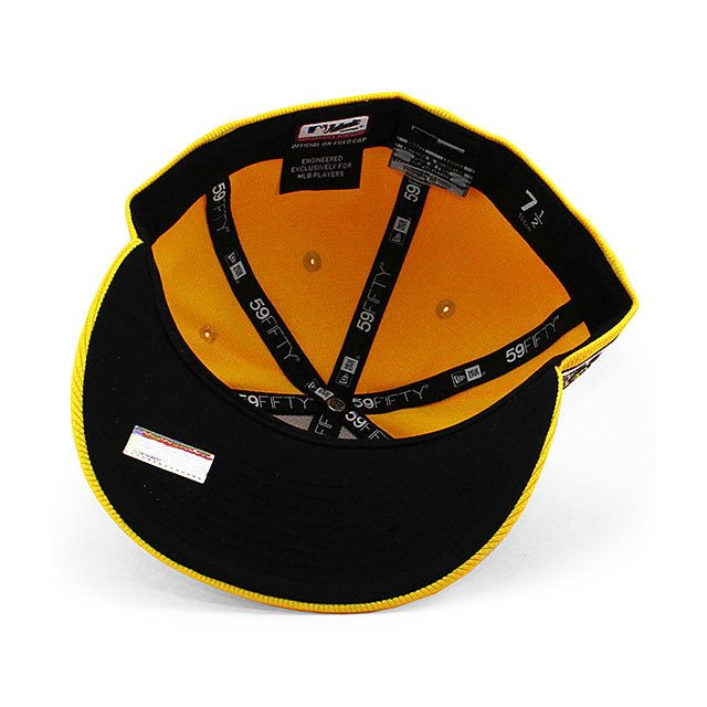 ニューエラ キャップ 59FIFTY サンディエゴ パドレス 2025 MLB SPRING TRAINING BP FITTED CAP GOLD