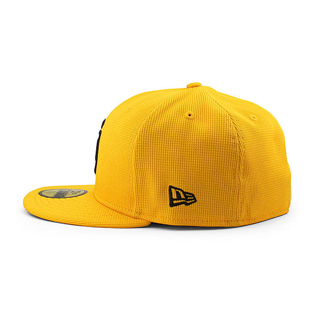 ニューエラ キャップ 59FIFTY サンディエゴ パドレス 2025 MLB SPRING TRAINING BP FITTED CAP GOLD