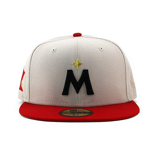 ニューエラ キャップ 59FIFTY ミネソタ ツインズ MLB GREY BOTTOM FITTED CAP STONE