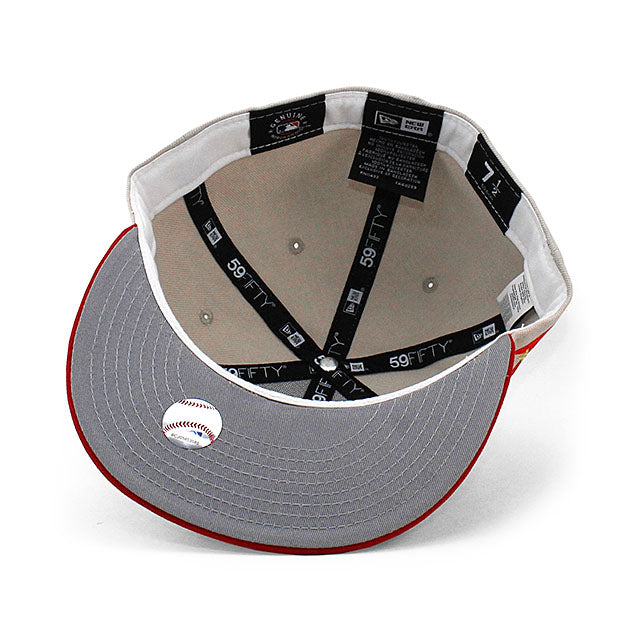 ニューエラ キャップ 59FIFTY ミネソタ ツインズ MLB GREY BOTTOM FITTED CAP STONE