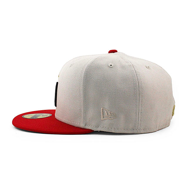 ニューエラ キャップ 59FIFTY ミネソタ ツインズ MLB GREY BOTTOM FITTED CAP STONE