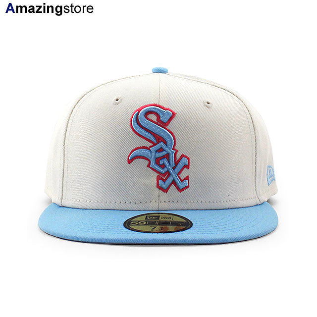 ニューエラ キャップ 59FIFTY シカゴ ホワイトソックス MLB 2T TEAM BASIC FITTED CAP C WHITE