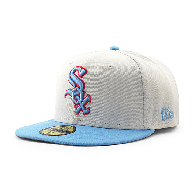 ニューエラ キャップ 59FIFTY シカゴ ホワイトソックス MLB 2T TEAM BASIC FITTED CAP C WHITE