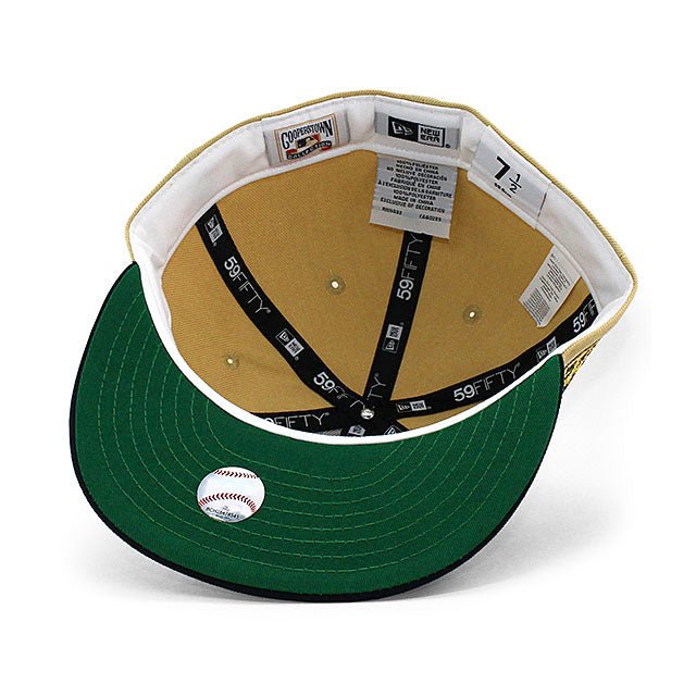 ニューエラ キャップ 59FIFTY ニューヨーク ヤンキース MLB YANKEE STADIUM KELLY GREEN BOTTOM FITTED CAP VEGAS GOLD NEW ERA NEW YORK YANKEES