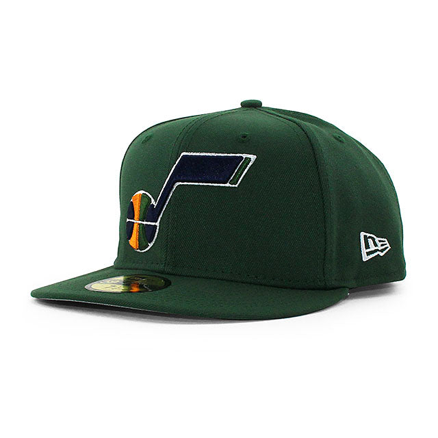 ニューエラ キャップ 59FIFTY ユタ ジャズ NBA TEAM BASIC FITTED CAP GREEN