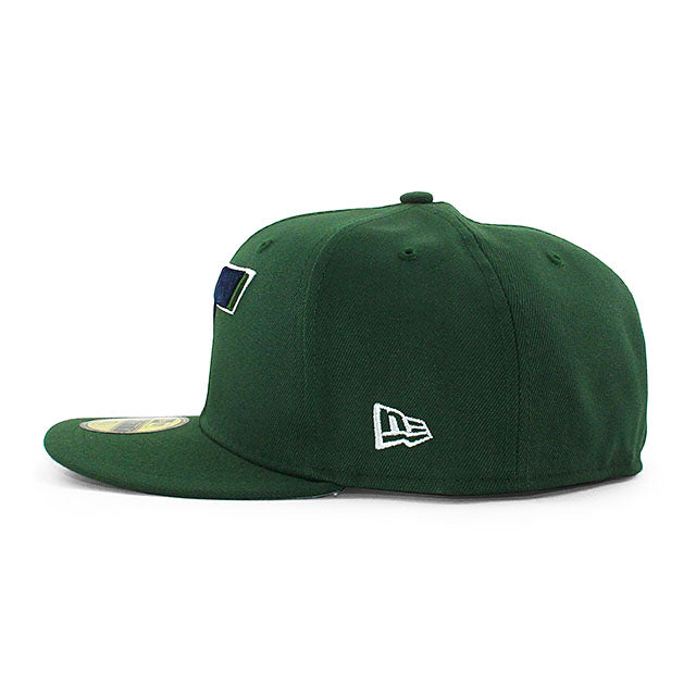 ニューエラ キャップ 59FIFTY ユタ ジャズ NBA TEAM BASIC FITTED CAP GREEN