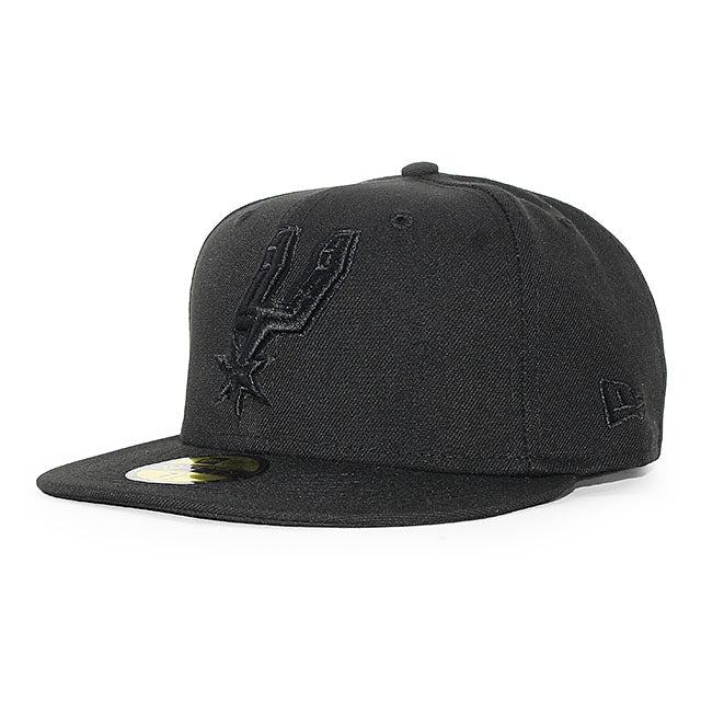 ニューエラ キャップ 59FIFTY サンアントニオ スパーズ NBA BLACKOUT FITTED CAP