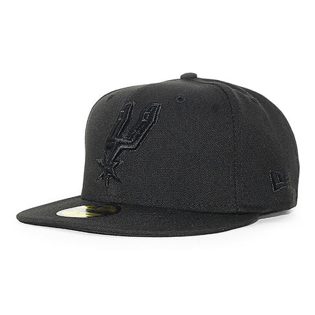 ニューエラ キャップ 59FIFTY サンアントニオ スパーズ NBA BLACKOUT FITTED CAP