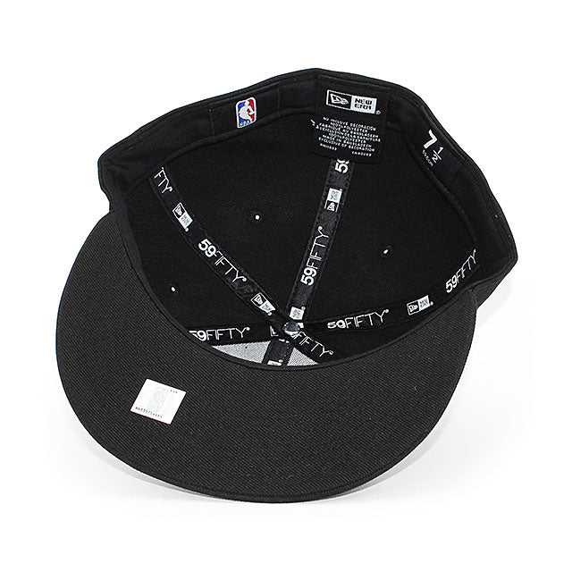 ニューエラ キャップ 59FIFTY サンアントニオ スパーズ NBA BLACKOUT FITTED CAP